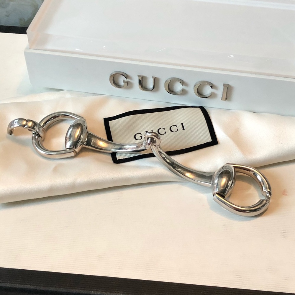 Rare Gucci Sterling Silver Horsebit Bracelet - Picture 7 of 8